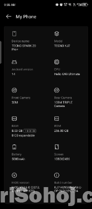 tecno spark 20 pro+ (5gl